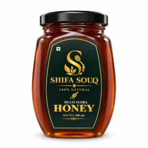 Shifa Souq 100% Natural Multi Flora Honey 500g - Pure Raw Blossom Honey