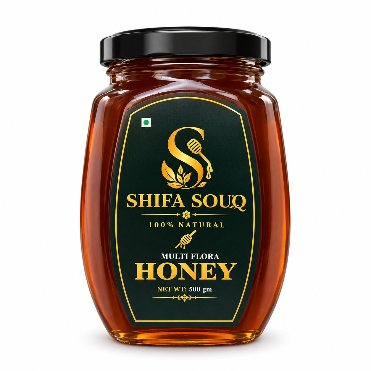 Shifa Souq 100% Natural Multi Flora Honey 500g - Pure Raw Blossom Honey